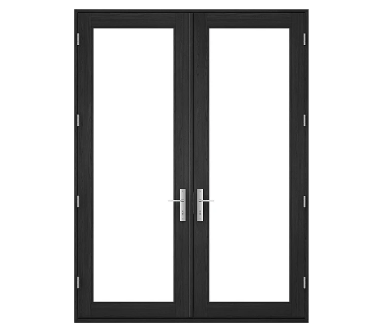 Pella Reserve Contemporary Wood Hinged Patio Door in Gainesville